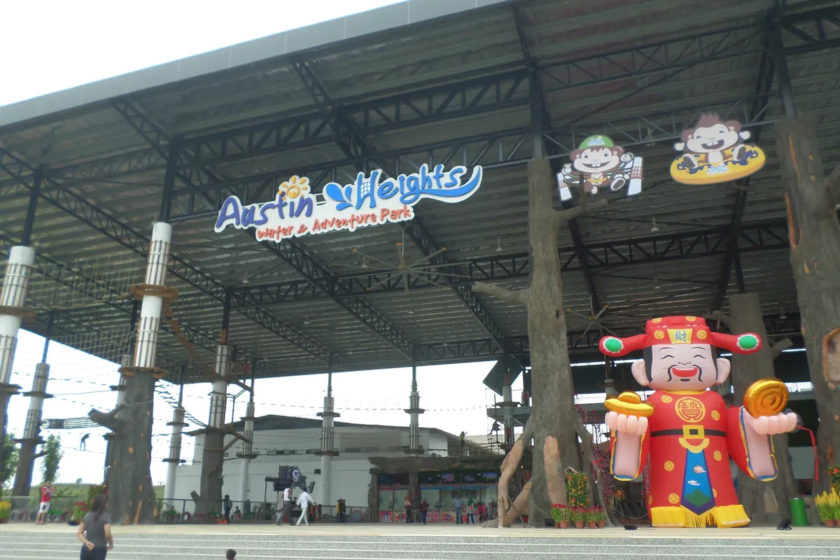 Entrance to Austin Heights Water and Adventure Park, Johor Bahru