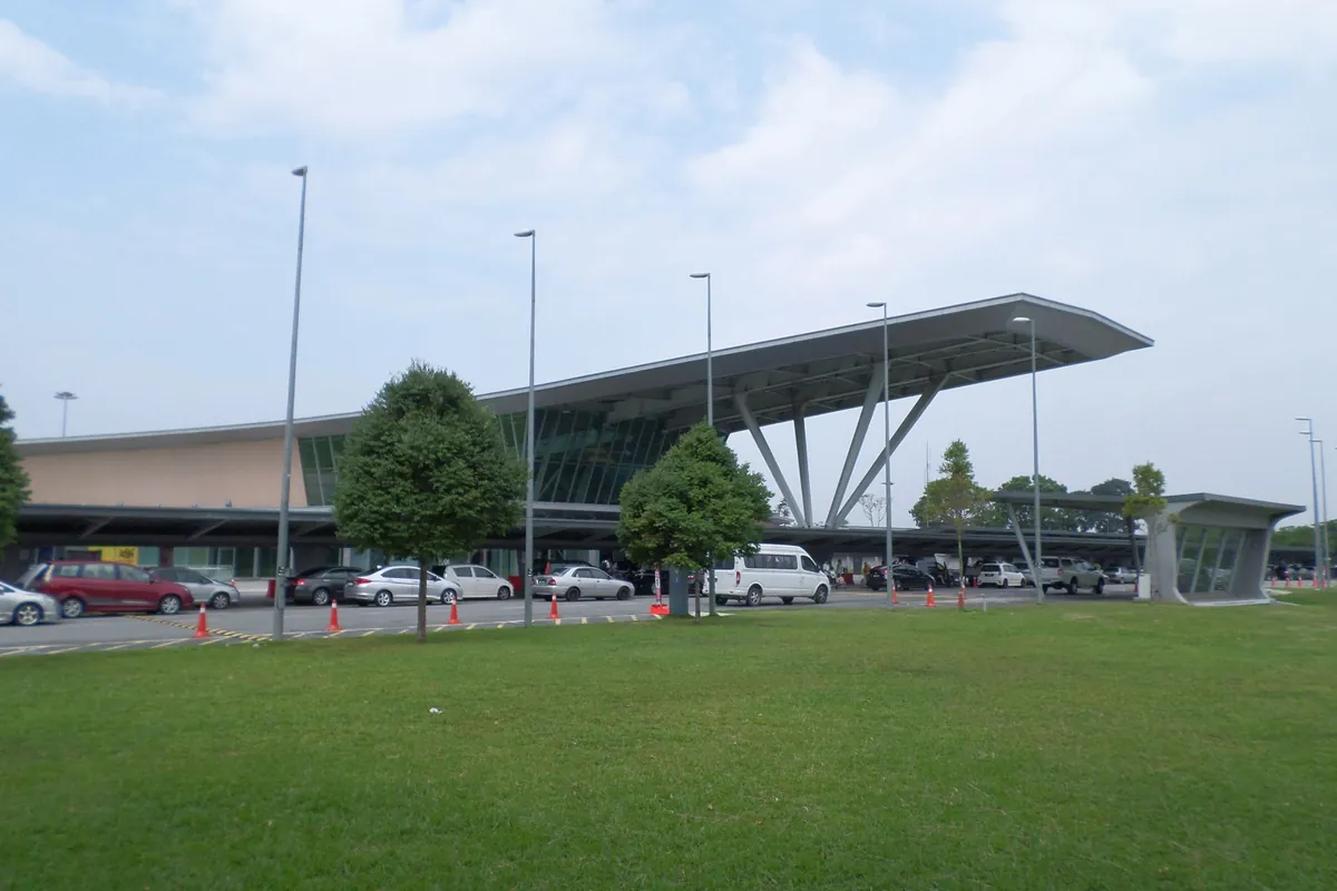 Terminal building and car park of Senai International Airport, Johor