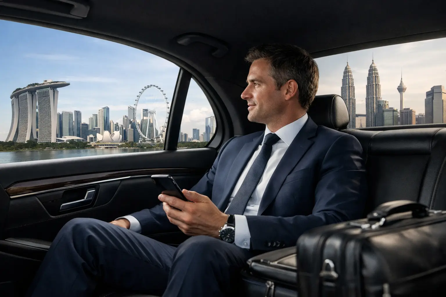Business Travel Private Car Singapore Malaysia