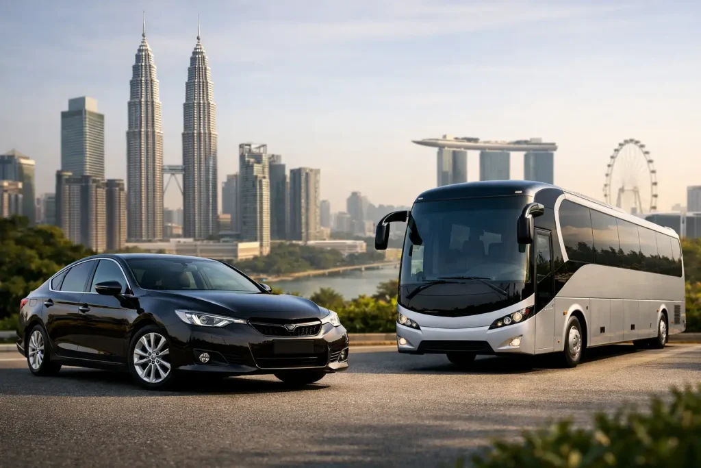 Private Car vs Bus Singapore Malaysia