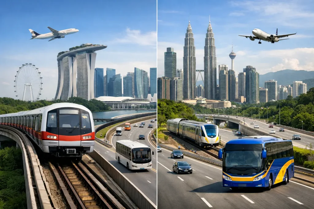 Singapore Malaysia Transport Comparison