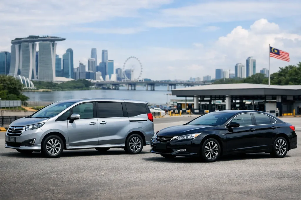 MPV or Sedan for Singapore-Malaysia Border Travel