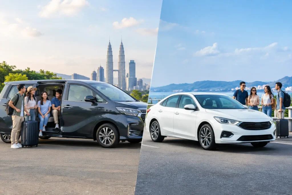 MPV Versus Sedan for Groups on Malaysia Trips