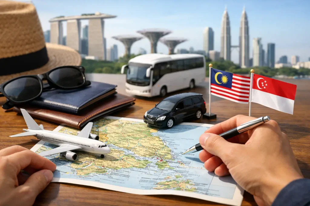 Plan Singapore Malaysia Daytrip Transport